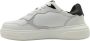 John Richmond Witte Leren Platform Sneakers White Heren - Thumbnail 2