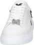 John Richmond Witte Leren Sneakers - Thumbnail 2