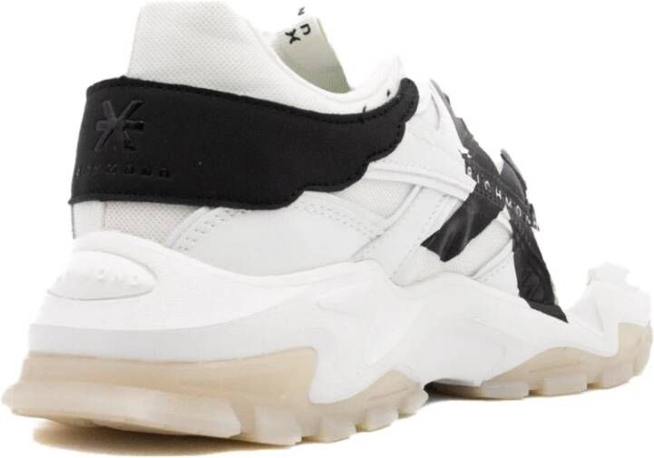 John Richmond Witte Sneakers 20025 Herfst Winter 2023 2024 Collectie Wit Heren