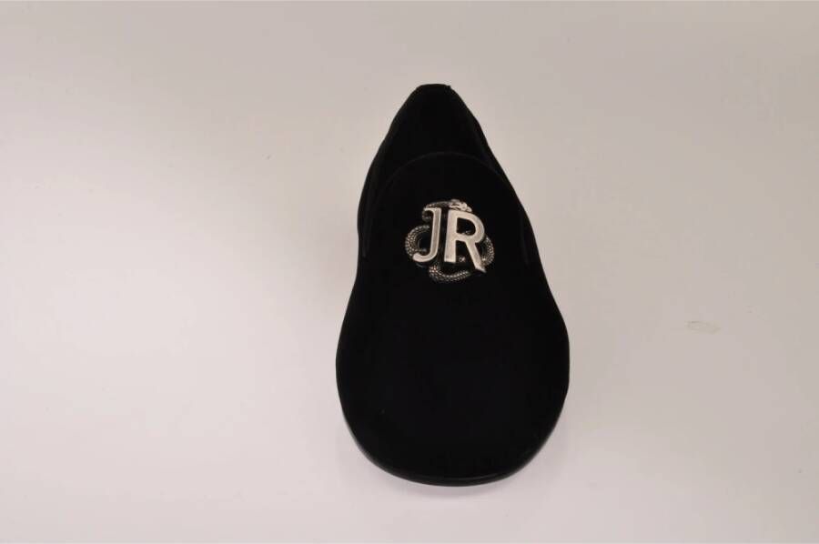 John Richmond Zwarte loafer met logo JR