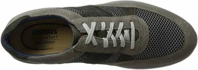 Jomos Grijze Heren Sneakers Comfortabel Stijlvol
