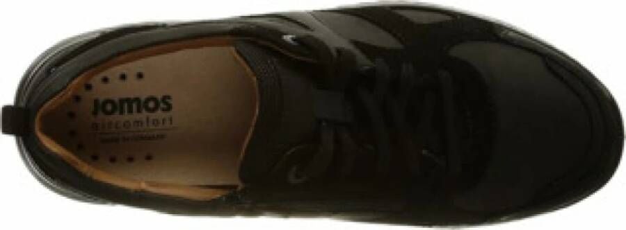 Jomos Moderne Zwarte Heren Sneaker