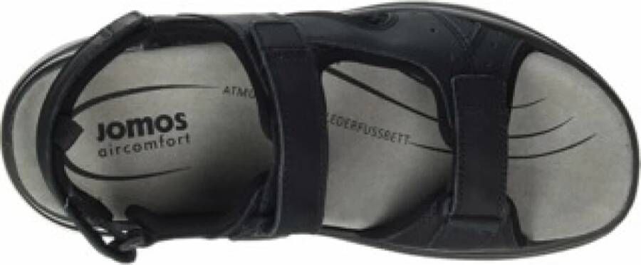 Jomos Sportieve zwarte sandalen voor heren