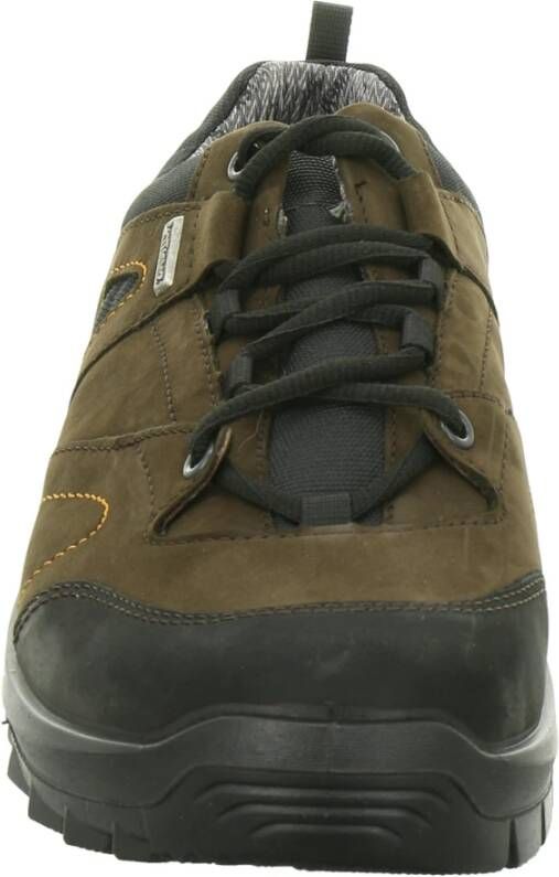 Jomos Veterschoenen in zwart nubuck