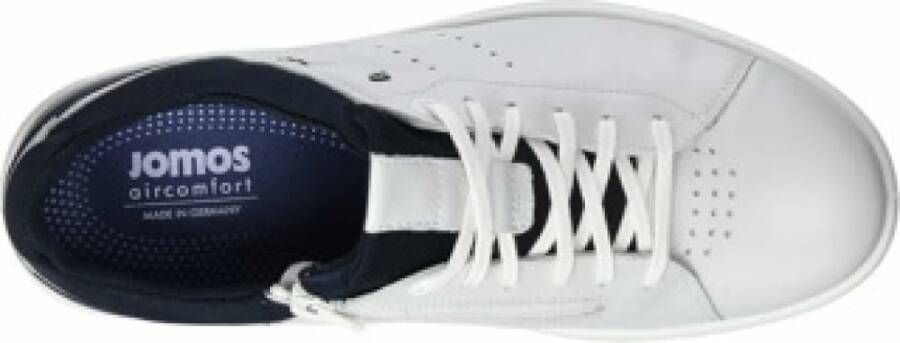 Jomos Witte Heren Moderne Sneaker