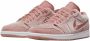 Jordan Roze Velvet Lage Sneakers Roze Dames - Thumbnail 2