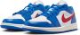Jordan Wmns Air 1 Low Basketball Schoenen sport blue gym red white sail maat: 36.5 beschikbare maaten:36.5 - Thumbnail 9