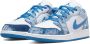 Jordan Lage Gewassen Denim Sneakers Blauw Dames - Thumbnail 2
