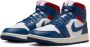 Jordan Wmns Air 1 Mid Basketball Schoenen white french blue gym red sail maat: 39 beschikbare maaten:39 - Thumbnail 8
