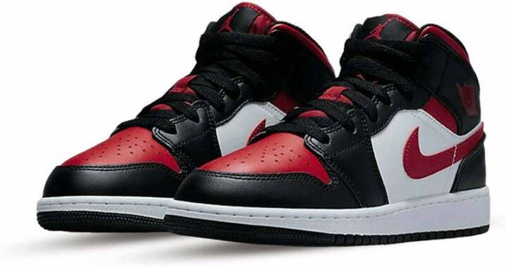 Jordan Air 1 Mid Sneaker Zwart Dames