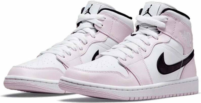 Jordan Mid Sneakers Style ID: Bq6472-500 Roze Dames