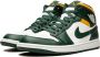 Jordan 1 Mid Schoenen Green Leer Synthetisch - Thumbnail 3