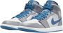 Jordan Klassieke Mid Blue Sneakers Blauw - Thumbnail 7