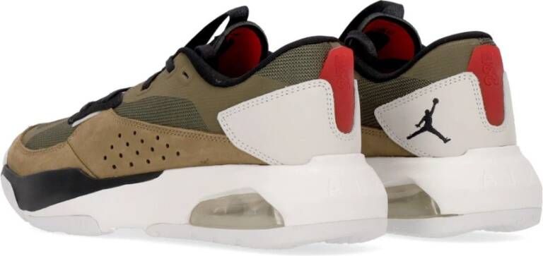 Jordan Air Sneaker Medium Olive Red White Multicolor Heren