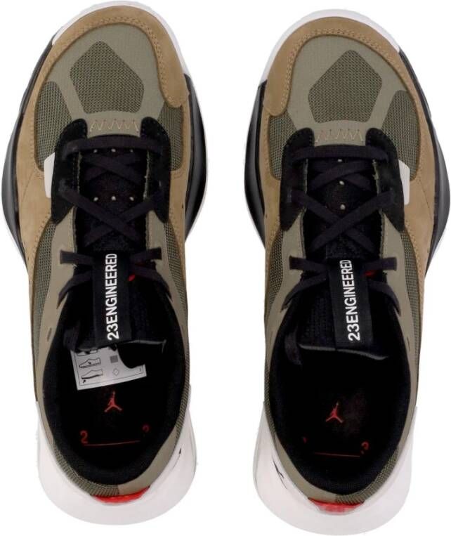 Jordan Air Sneaker Medium Olive Red White Multicolor Heren