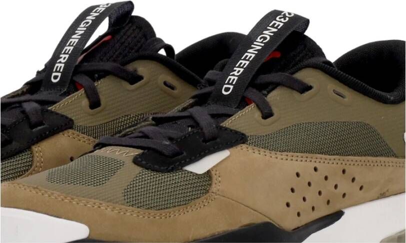 Jordan Air Sneaker Medium Olive Red White Multicolor Heren