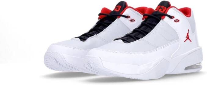 Jordan Aura 3 Basketbalschoen Wit Rood Zwart White Heren
