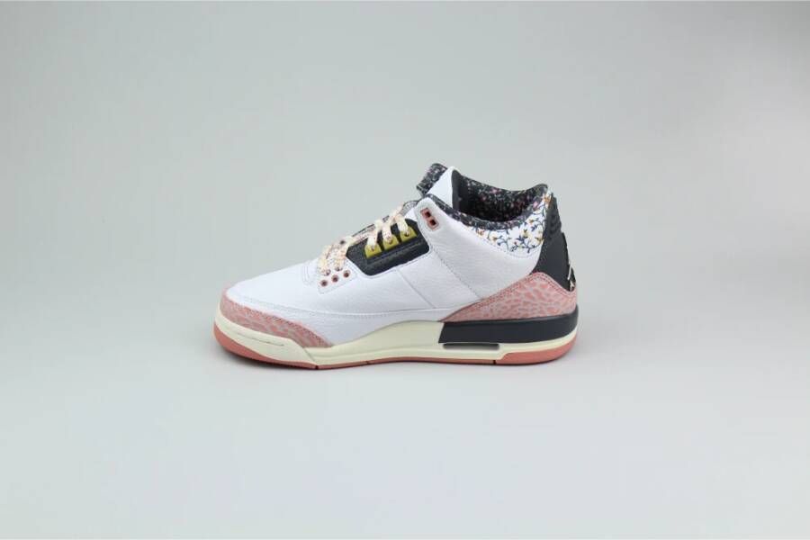 Jordan Bloemen Vintage Sneakers White Dames