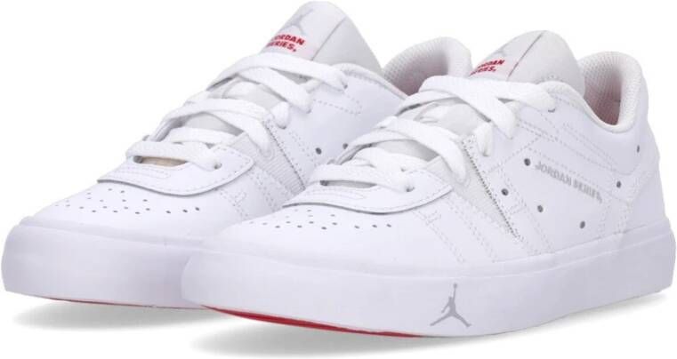 Jordan Dames Lage Sneaker Wit Rood Grijs White Dames