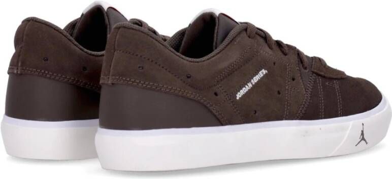 Jordan Donkere Chocolade Lage Sneaker Universiteit Rood Brown Heren