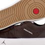 Jordan Donkere Chocolade Lage Sneaker Universiteit Rood Brown Heren - Thumbnail 4