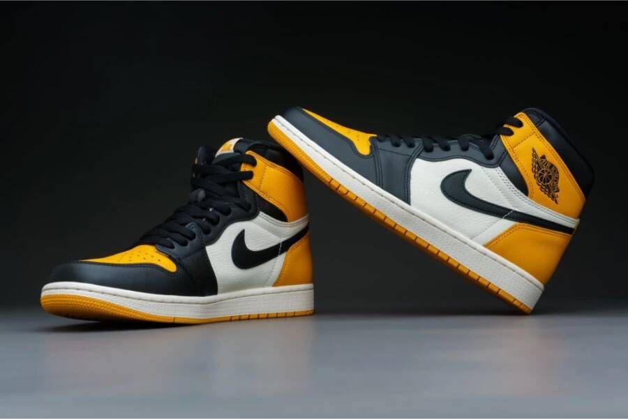Jordan 1 Retro High OG Yellow Toe Taxi Multicolor Heren