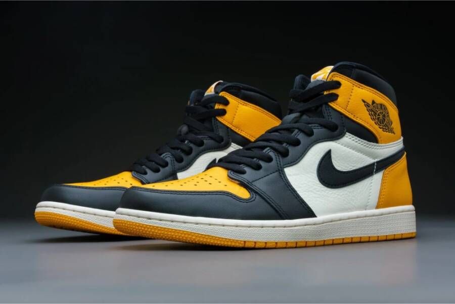 Jordan 1 Retro High OG Yellow Toe Taxi Multicolor Heren