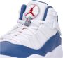 Jordan Hoge Top Sneaker Rings Wit Blauw Rood Multicolor Heren - Thumbnail 3
