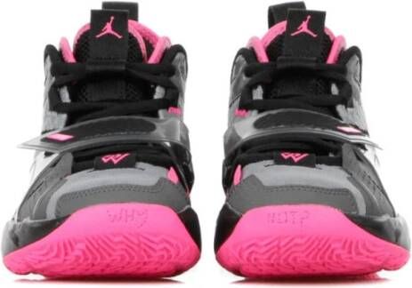 Jordan Hoge Basketbalschoenen Particle Grey Multicolor Heren