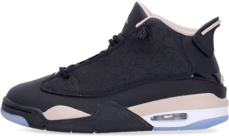 Jordan Hoge Sneakers Zwart Wit Stijlvol Ontwerp Black Heren