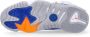 Jordan Hoge Top Basketbalsneaker Wit Blauw Oranje White Heren - Thumbnail 4