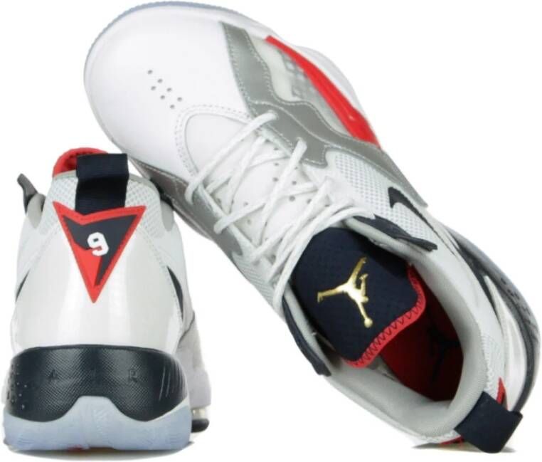 Jordan Hoge Top Herenschoen Wit Rood Zilver Multicolor Heren