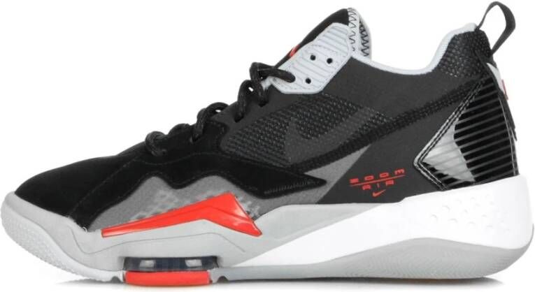 Jordan Hoge Top Schoenen in Zwart Rood Grijs Multicolor Heren