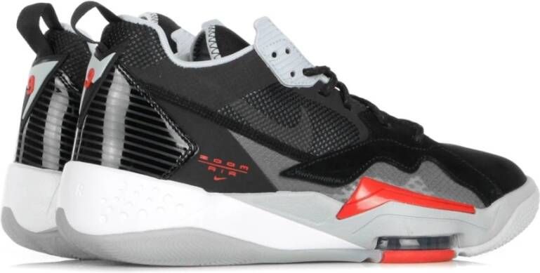 Jordan Hoge Top Schoenen in Zwart Rood Grijs Multicolor Heren