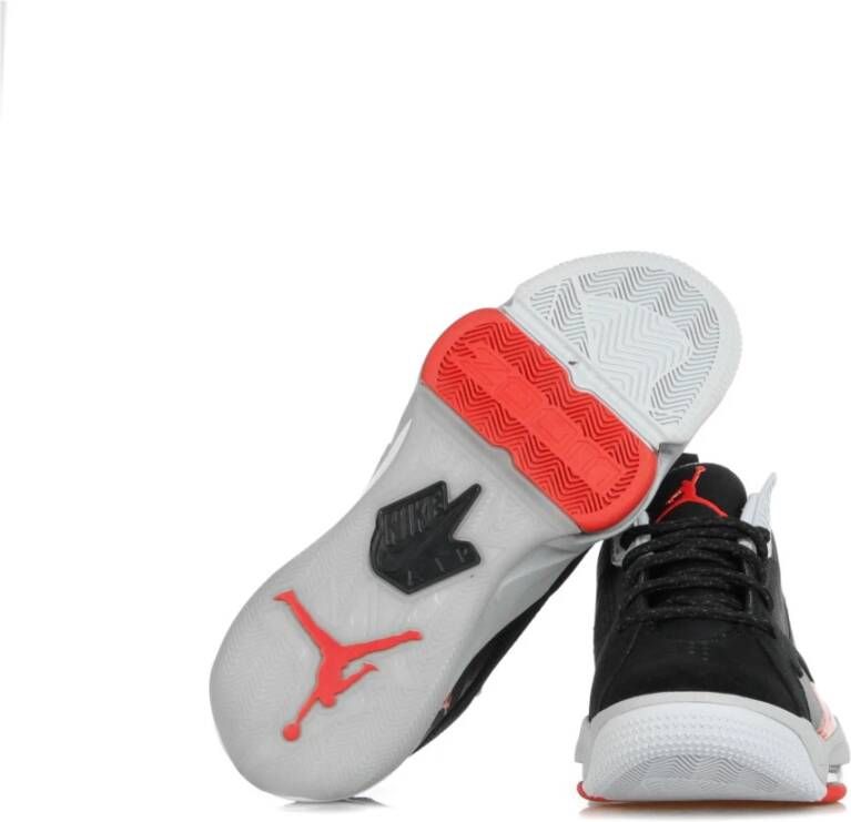 Jordan Hoge Top Schoenen in Zwart Rood Grijs Multicolor Heren