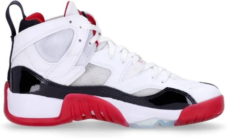 Jordan Hoge Top Sneaker Rood Zwart Wit White Heren
