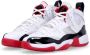 Jordan Hoge Top Sneaker Rood Zwart Wit White Heren - Thumbnail 6