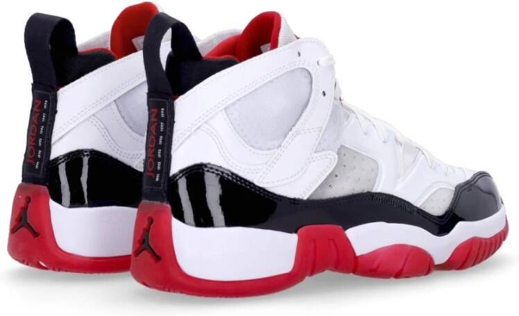 Jordan Hoge Top Sneaker Rood Zwart Wit White Heren