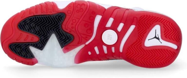 Jordan Hoge Top Sneaker Rood Zwart Wit White Heren