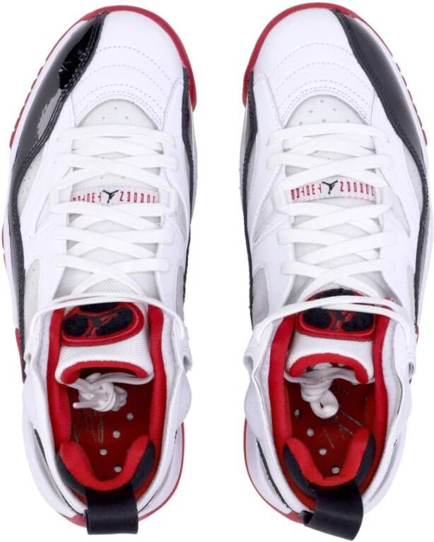 Jordan Hoge Top Sneaker Rood Zwart Wit White Heren