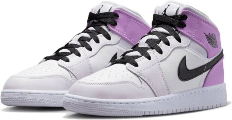 Jordan Klassieke Mid-Top Sneaker in Diverse Kleuren Purple Dames