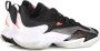 Jordan One Take 3 Black Bright Crimson White Grey Fog Schoenmaat 40 1 2 Basketball Performance Low DC7701 001 - Thumbnail 11