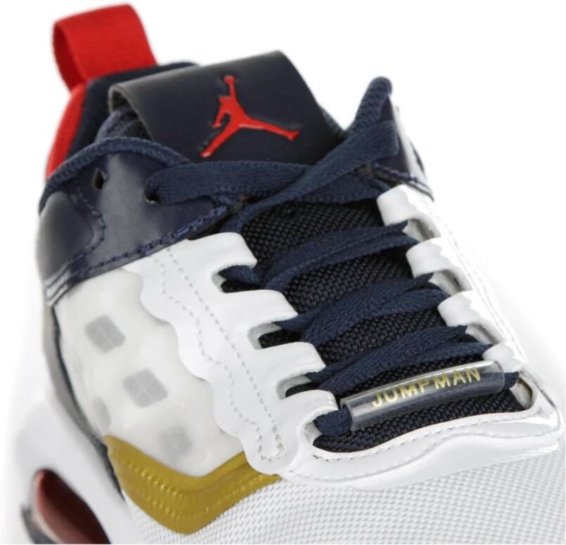 Jordan Lage schoen in wit midnight navy university rood Multicolor Heren