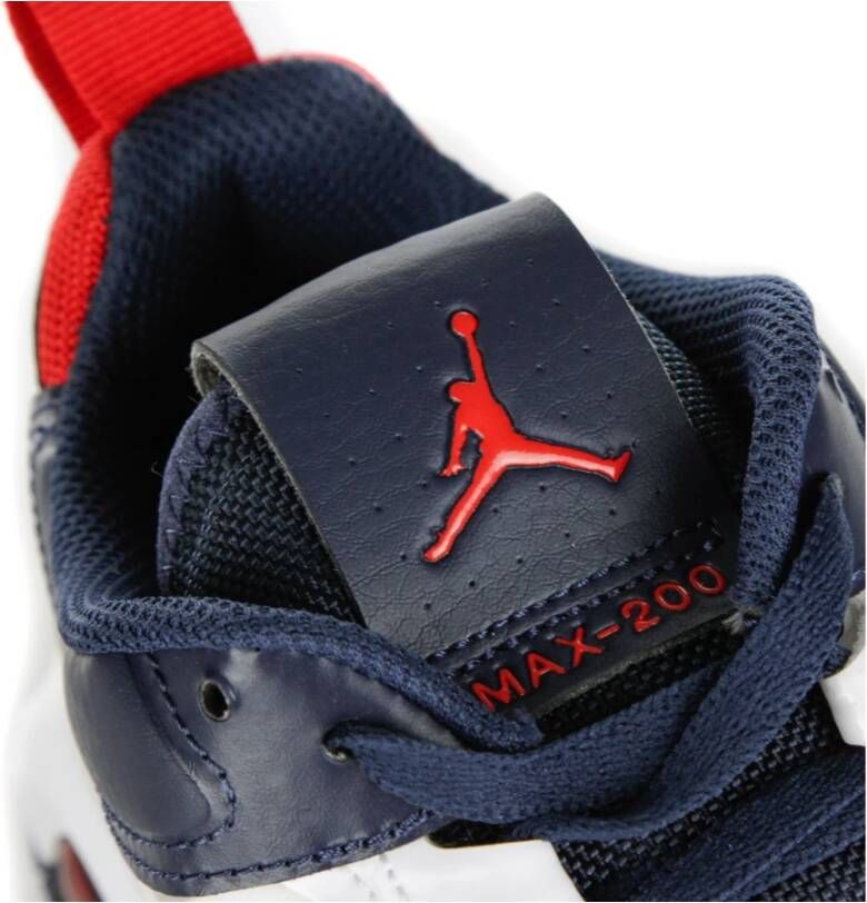 Jordan Lage schoen in wit midnight navy university rood Multicolor Heren