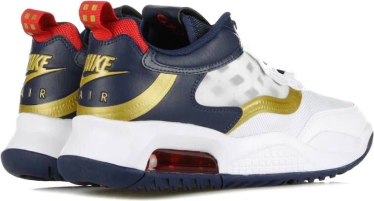 Jordan Lage schoen in wit midnight navy university rood Multicolor Heren