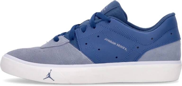 Jordan Lage Sneaker Blauw Wit Leisteen Zeil Multicolor Heren