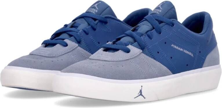 Jordan Lage Sneaker Blauw Wit Leisteen Zeil Multicolor Heren