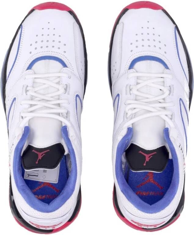 Jordan Lage Sneaker Wit Roze Blauw Zwart Multicolor Heren