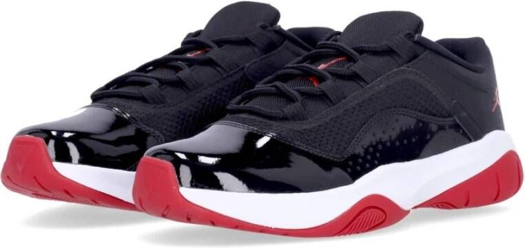 Jordan Lage Sneaker Zwart Wit Rood Black Heren