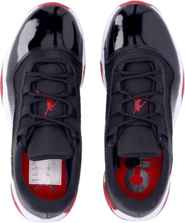 Jordan Lage Sneaker Zwart Wit Rood Black Heren